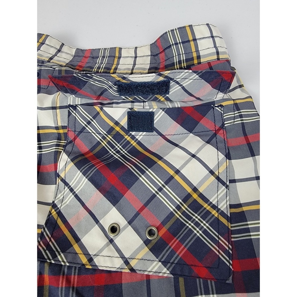 Brooks Brothers Men's Board Shorts 34 Multicolor‎ Plaid Swim Trunks Beachwear - Picture 8 of 9